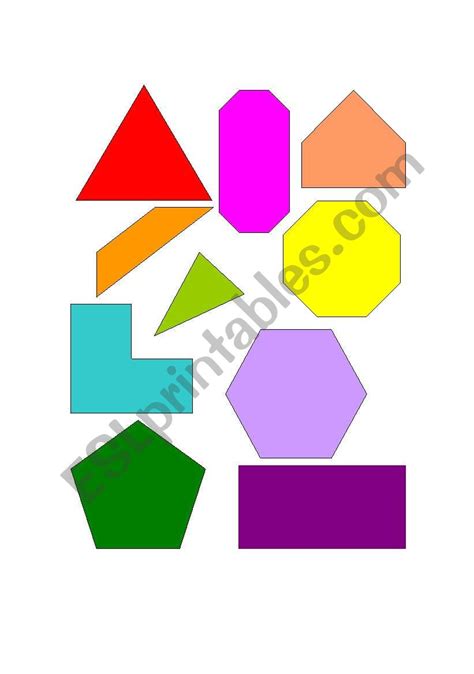 Printable Shapes Polygons Cut Outs