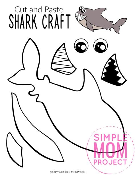 Printable Shark Craft Preschool: A Fun And Educational Activity For Kids