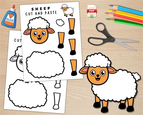 Printable Sheep Cutouts