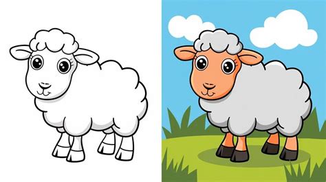 Printable Sheep For Toddlers