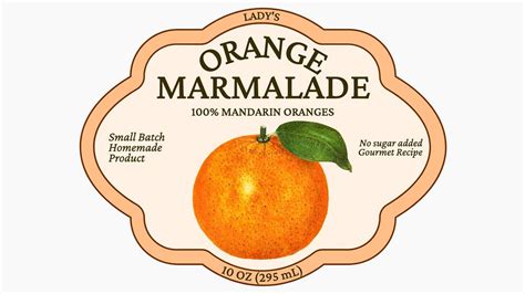 Printable Sheet Of Marmalade Labels