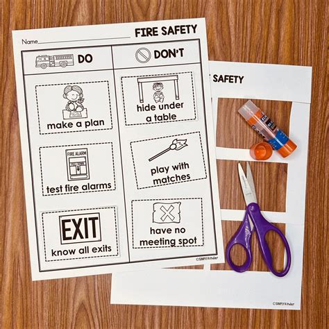 Printable Sheets For Fire Safety