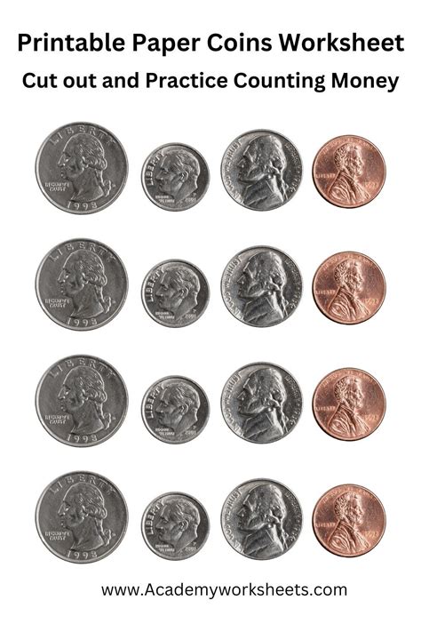 Printable Sheets Of Coins