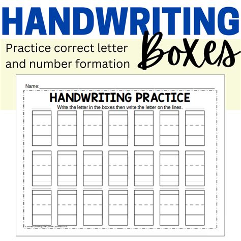 Printable Sheets With Boxes