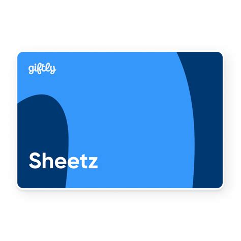 Printable Sheetz Gift Cards
