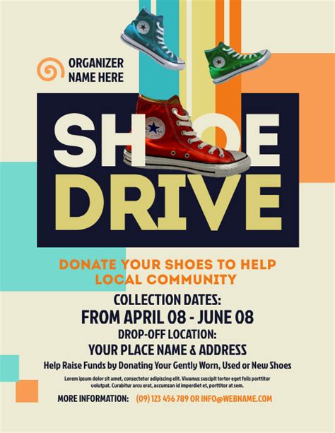 Printable Shoe Drive Flyer