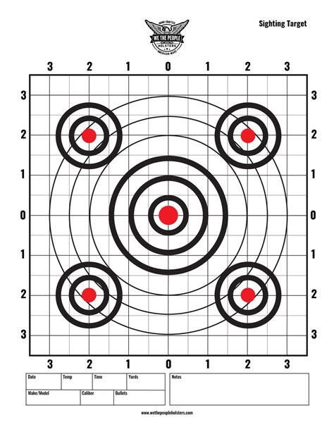 Printable Shooting Game Targets