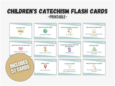 Printable Shorter Catechism Cards