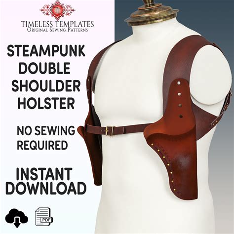 Printable Shoulder Holster Pattern