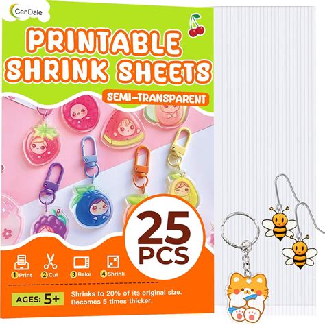 Printable Shrink Paper Pattern
