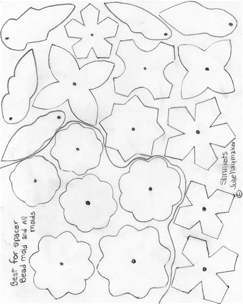 Printable Shrink Plastic Templates