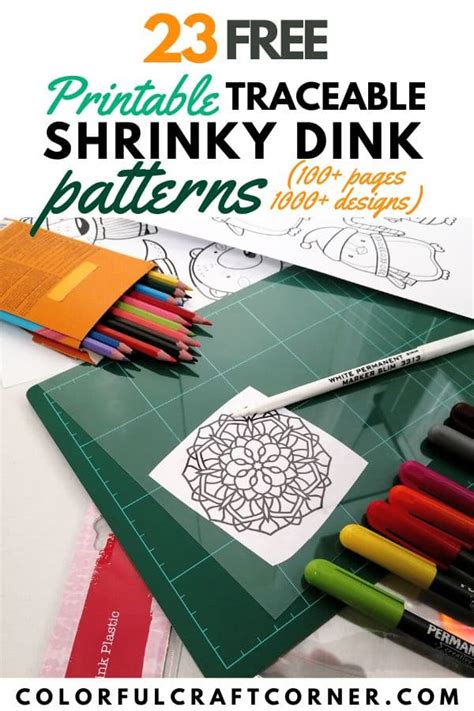 Printable Shrinky Dink Patterns