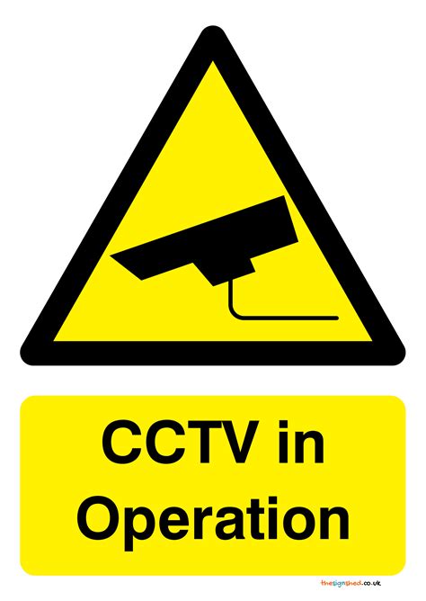 Printable Signs For Cctv