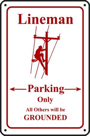Printable Silhouettes Lineman Parking