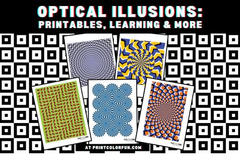 Printable Simple Optical Illusions