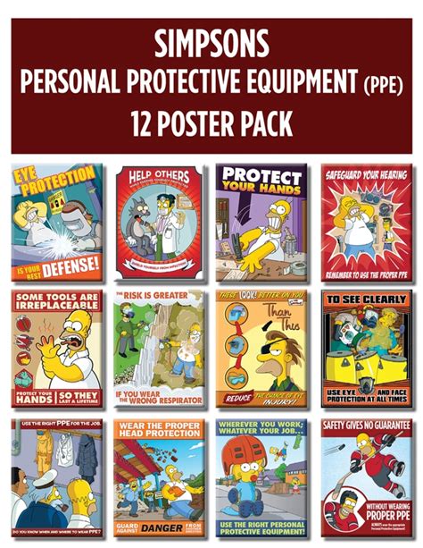 Printable Simpson Safety Poster