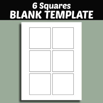 Printable Six Squares With Lines