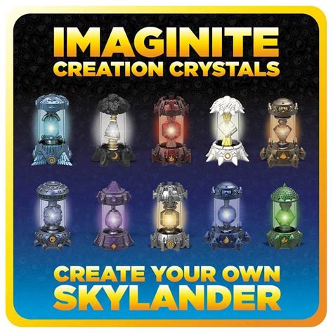 Printable Skylanders Creation Crystals List