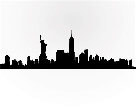 Printable Skyline Stencil