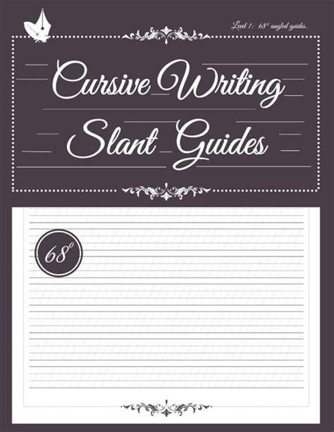Printable Slant Guide For Cursive Writing
