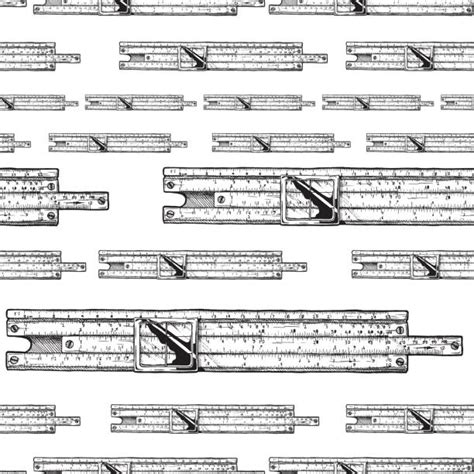 Printable Slide Rule Vector