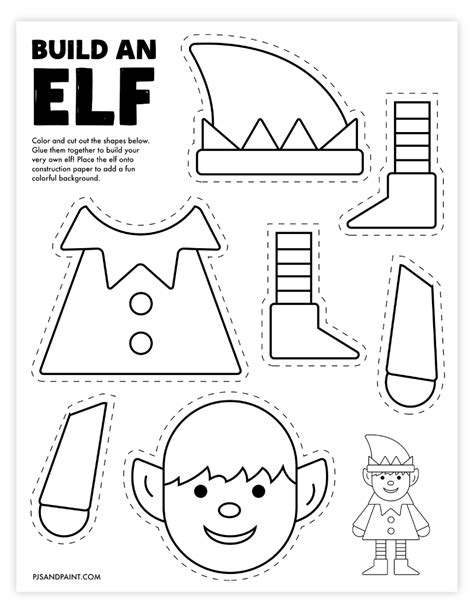 Printable Small Elf Pattern