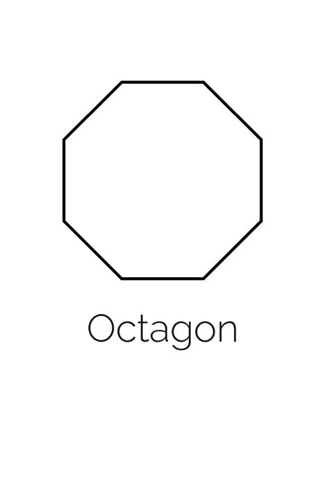 Printable Small Octagon Shape