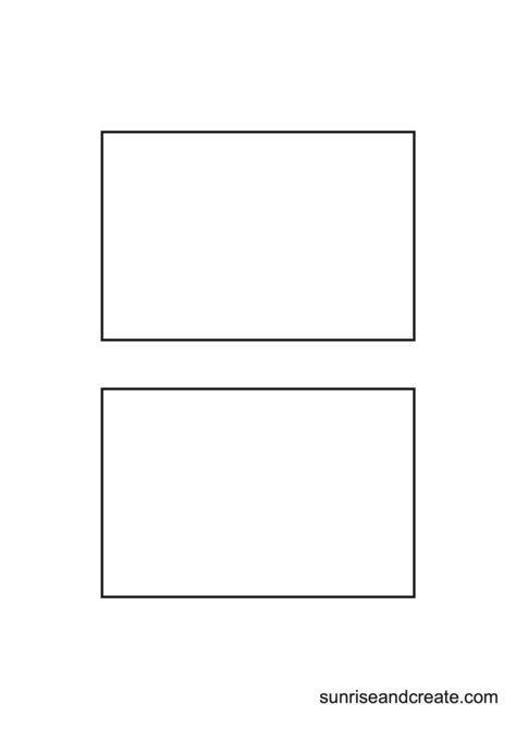 Printable Small Rectangle Stencils