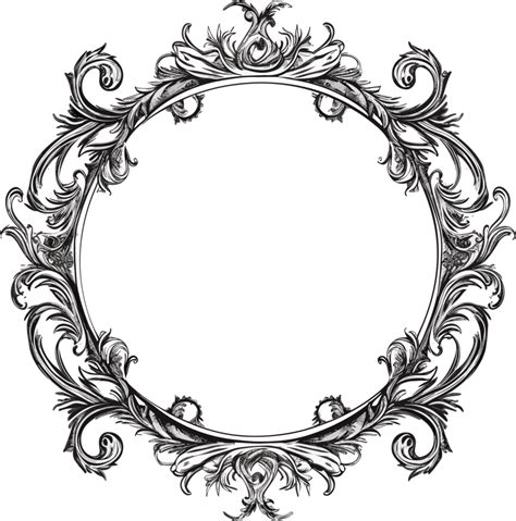 Printable Small Victorian Frame