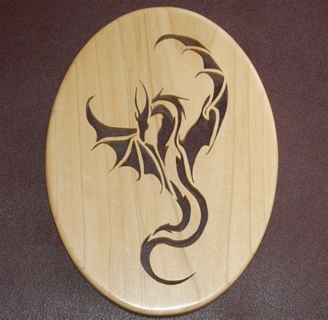 Printable Small Wood Burning Dragon Patterns