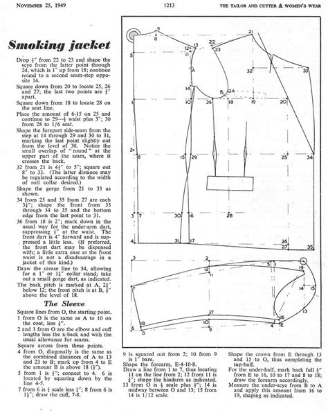 Printable Smoking Jacket Pattern