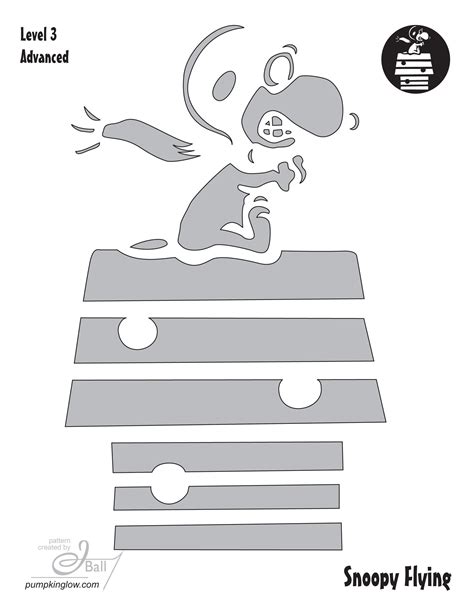 Printable Snoopy Stencils