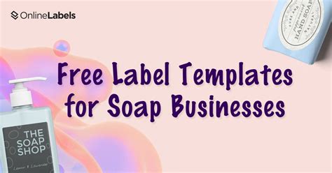 Printable Soap Labels Free