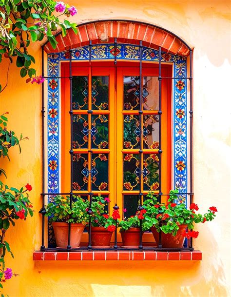 Printable Spanish Style Windows
