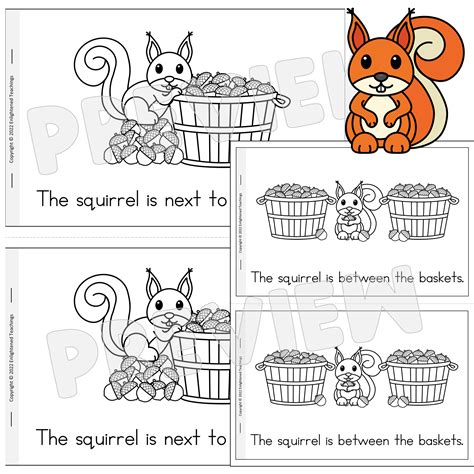 Printable Squirrel Emergent Reader