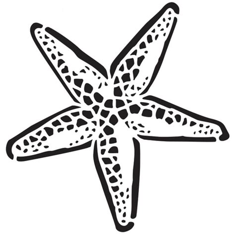 Printable Starfish Stencils