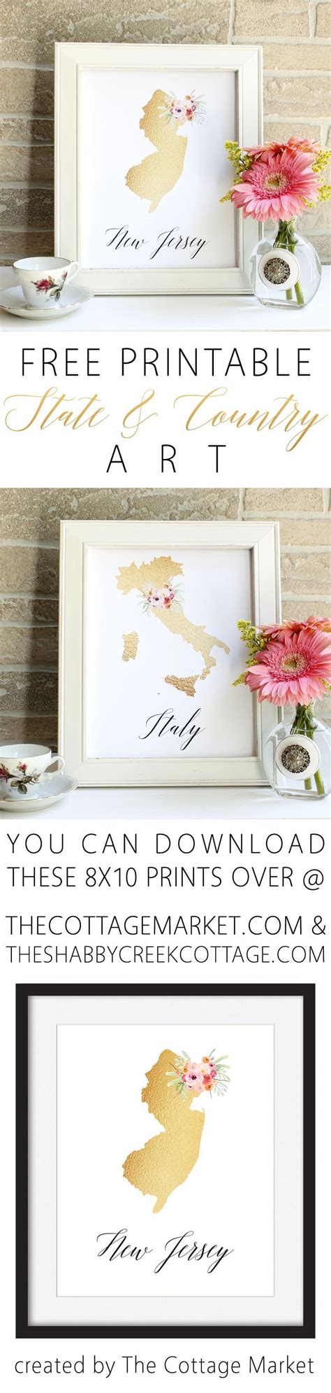 Printable State Art Wedding