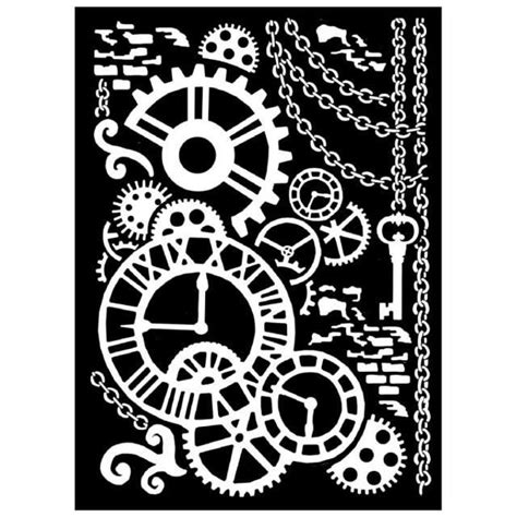 Printable Steampunk Stencils