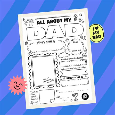 Printable Stencil For Your Dad