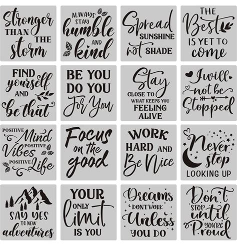 Printable Stencil Sayings