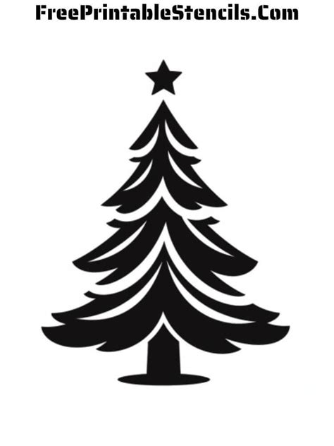 Printable Stencils Christmas Tree
