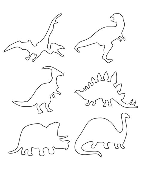 Printable Stencils Dinosaur