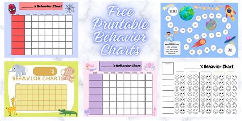Printable Sticker Charts For Behavior