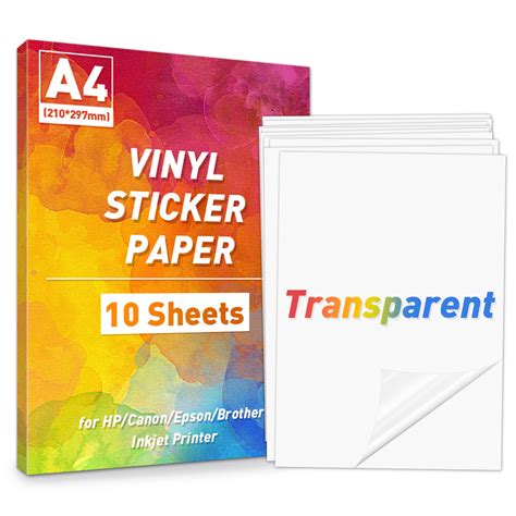 Printable Sticker Sheets Inkjet