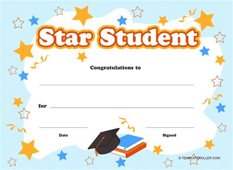 Printable Student Certificates Free