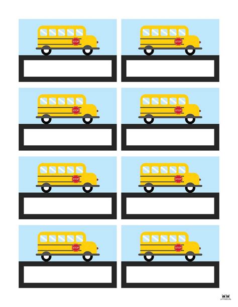 Printable Student Name Tag