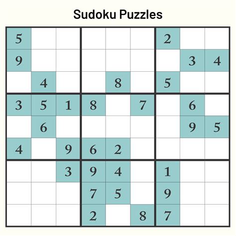 Printable Sudoku Puzzles Two Star