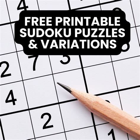 A collection of printable sudoku puzzles uk on a wooden table with a pencil and eraser