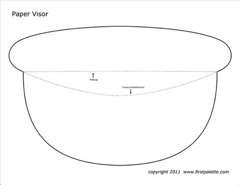 Printable Sun Visor Template