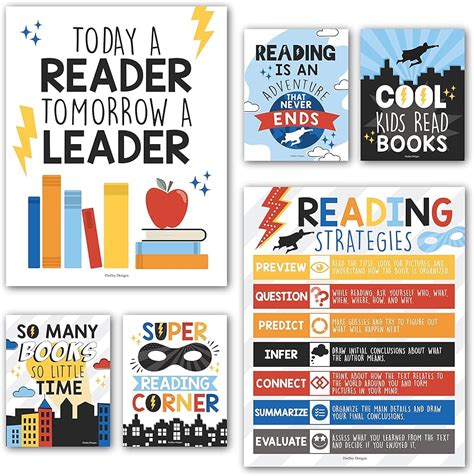 Printable Superhero Reading Posters
